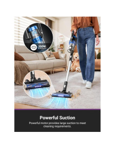 Aspiradora Inalámbrica Eureka Stylus Elite 350W Azul 2