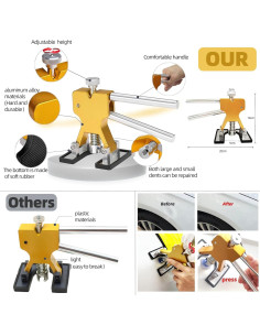 Kit de herramientas NIUVOCY XB92 para reparación de abolladuras 2