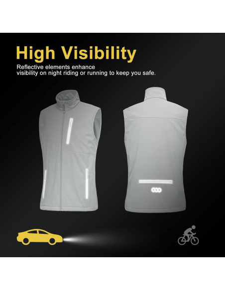 Chaleco de golf 33,000ft para hombres a prueba de viento