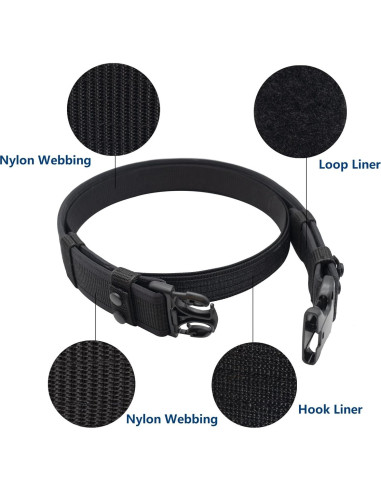 Kit Cinturón Táctico Dotacty 5.08 cm Nylon Ajustable