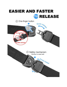 Cinturón Táctico JUKMO de Nylon 1.5" con Hebilla Rápida 2