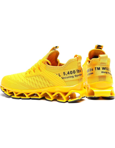 Zapatillas de Correr Kapsen Hombre 24.48 cm Transpirables