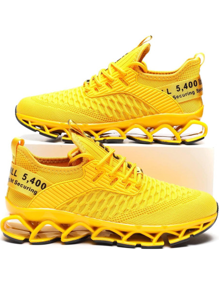 Zapatillas de Correr Kapsen Hombre 24.48 cm Transpirables