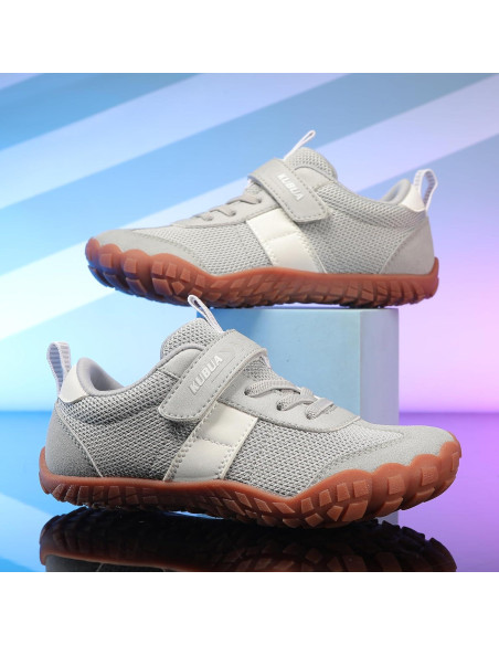 Zapatillas KUBUA para Niños 11 Gris Claro Antideslizantes