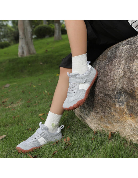 Zapatillas KUBUA para Niños 11 Gris Claro Antideslizantes
