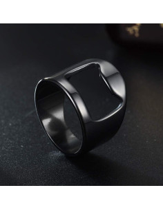 Anillo Abrebotellas Acero Inoxidable SINLEO Color Negro 2