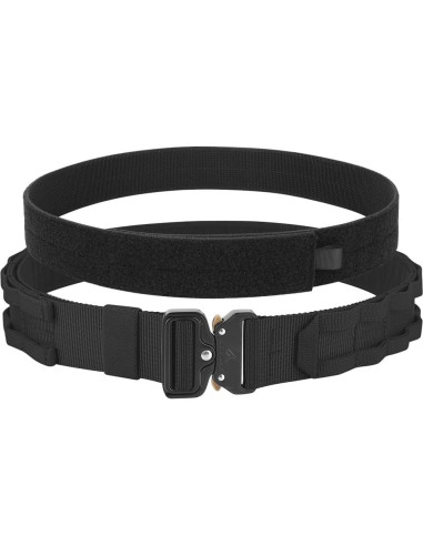 Cinturón táctico KRYDEX MOLLE liberación rápida 4.45 cm