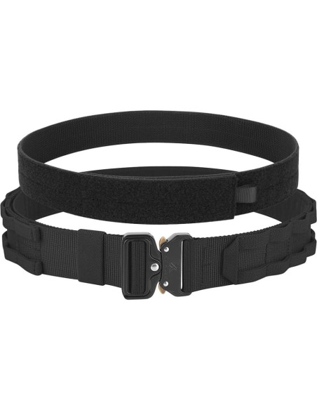 Cinturón táctico KRYDEX MOLLE liberación rápida 4.45 cm