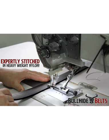 Cinturón Bullhide de Cuero Doble Hebilla 3.81 cm Negro