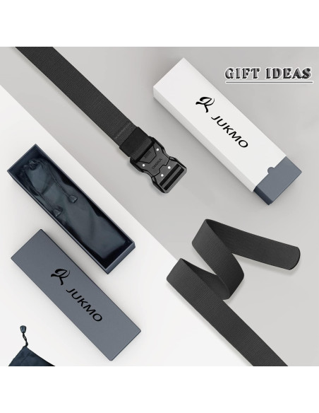 Cinturón Táctico JUKMO de Nylon 3.8 cm para Trabajo Militar