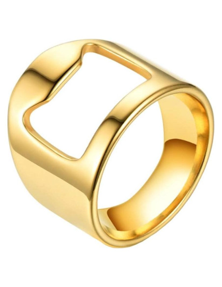 Anillo Abrebotellas INRENG Dorado 9 Creativo para Bar