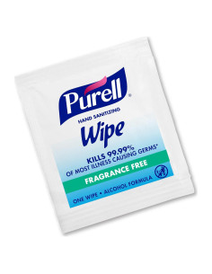 Toallitas Desinfectantes para Manos PURELL, 300 Unidades, Sin Fragancia