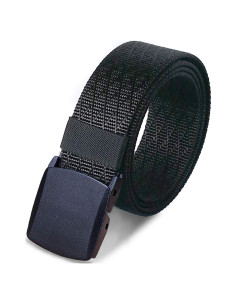 Cinturón Táctico Militar WYuZe Ajustable Nylon Negro 125 cm