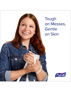 Toallitas Desinfectantes para Manos PURELL, 300 Unidades, Sin Fragancia 2