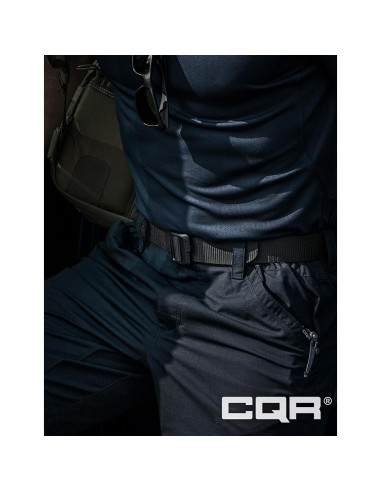 Cinturón Táctico CQR Militar Ajustable Negro EDC