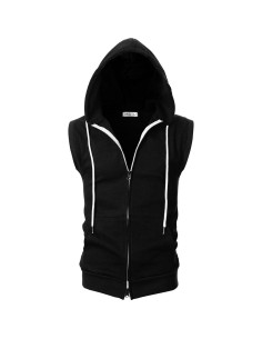 Chaleco Sin Mangas Ohoo DCF011 Ajustado con Capucha 2