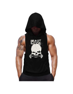 Chaleco Sin Mangas SZKANI para Hombre Estampado Calavera