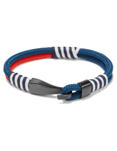 Pulsera Náutica BTEYIVTA de Cuerda con Gancho Acero