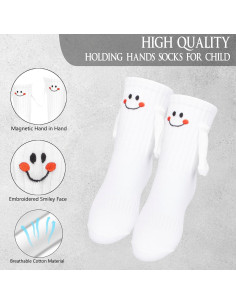 Calcetines Magnéticos Manos Unidas Niños Unisex Talla S 2