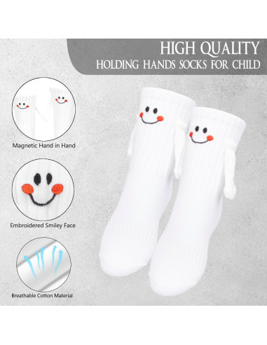 Calcetines Magnéticos Manos Unidas Niños Unisex Talla S