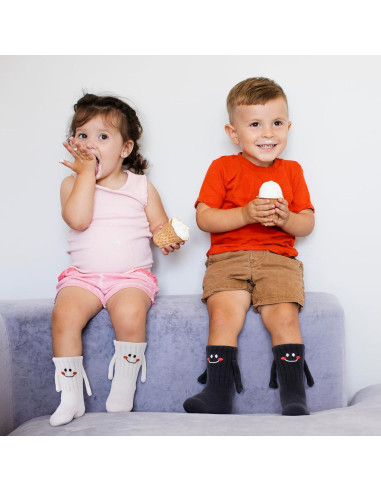 Calcetines Magnéticos Manos Unidas Niños Unisex Talla S