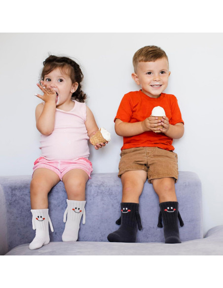 Calcetines Magnéticos Manos Unidas Niños Unisex Talla S