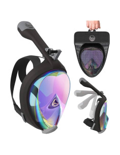 Máscara de Snorkel Aleoron Plegable Antivaho 180 Unisex