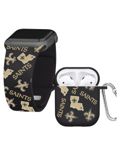 Combo HD Game Time New Orleans Saints para Apple Watch 42-45mm
