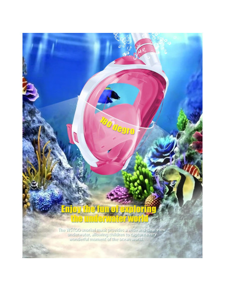 Máscara de Snorkel W WSTOO LGB 180 Antivaho y Segura