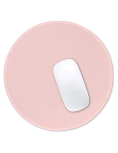 Alfombrilla de Ratón Hsurbtra Redonda Rosa 22 cm Antideslizante