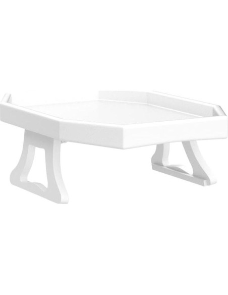 Mesa de Clip para Sofá Xchouxer, Bandeja Reposabrazos Blanca