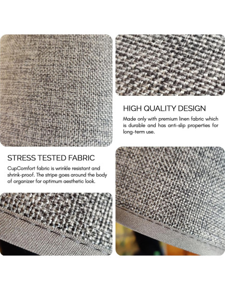 Organizador de Control Remoto CupComfort 8 cm Gris