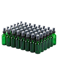 Botellas de Spray de Vidrio 28ml SprayDroplet Verde 48pcs