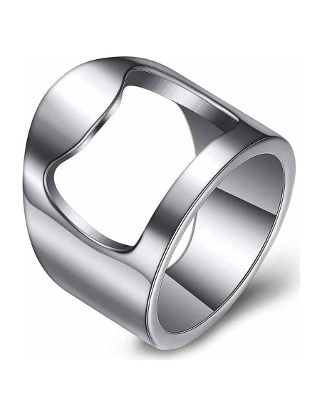 Anillo Abrebotellas VQYSKO Acero Inoxidable Talla 6 a 12