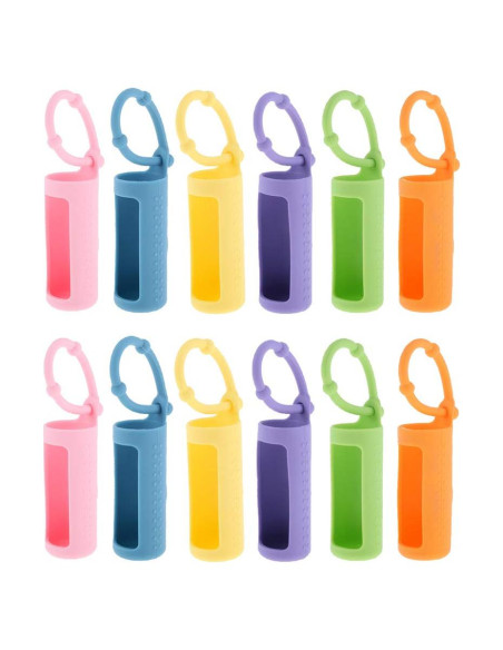 Funda Protectora de Silicona ConStore para Botellas 10ml - 12 Piezas