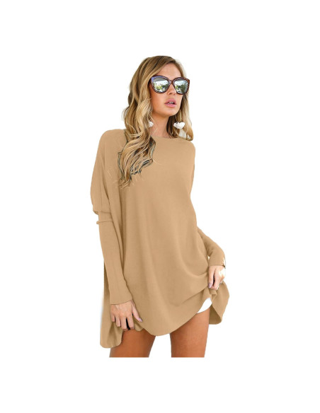 Camiseta Oversized LIYOHON para Mujeres, Túnica Casual