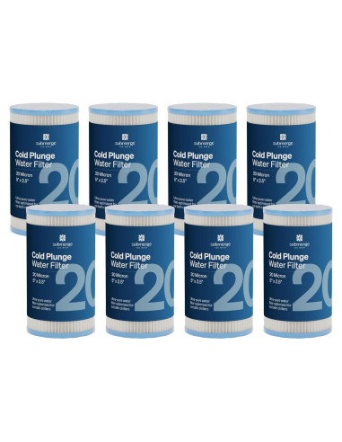 Filtro de agua Submerge Ice Bath 20 micrones paquete de 8