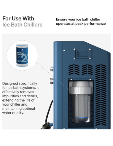 Filtro de agua Submerge Ice Bath 20 micrones paquete de 8
