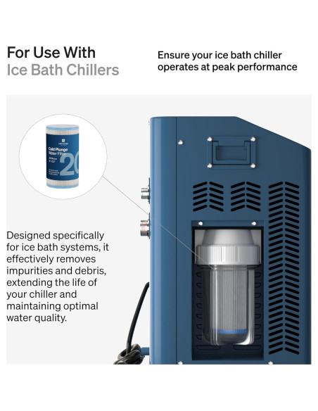 Filtro de agua Submerge Ice Bath 20 micrones paquete de 8