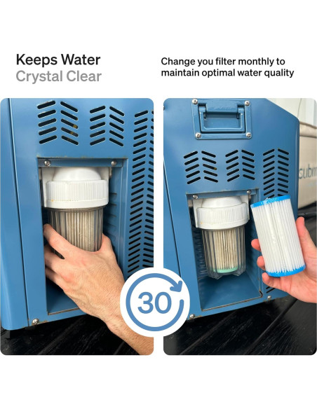 Filtro de agua Submerge Ice Bath 20 micrones paquete de 8