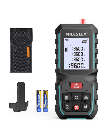 MiLESEEY G2 Medidor Láser 100,58 m con Sensor de Ángulo