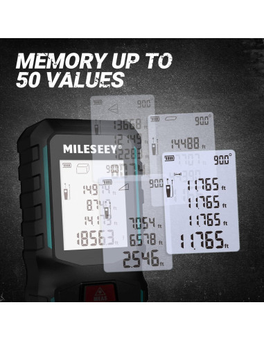 MiLESEEY G2 Medidor Láser 100,58 m con Sensor de Ángulo