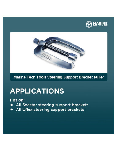 Extractor de Soporte de Dirección Marine Tech 33mm Compatible