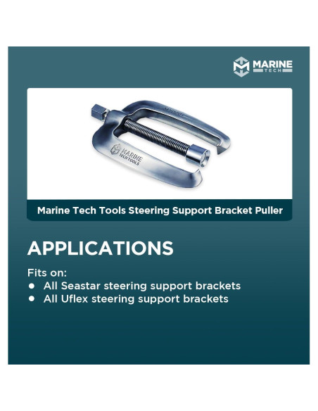 Extractor de Soporte de Dirección Marine Tech 33mm Compatible