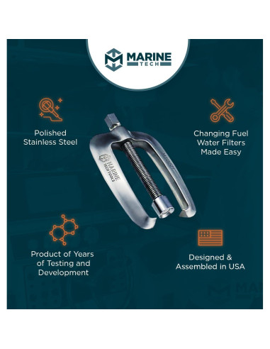 Extractor de Soporte de Dirección Marine Tech 33mm Compatible