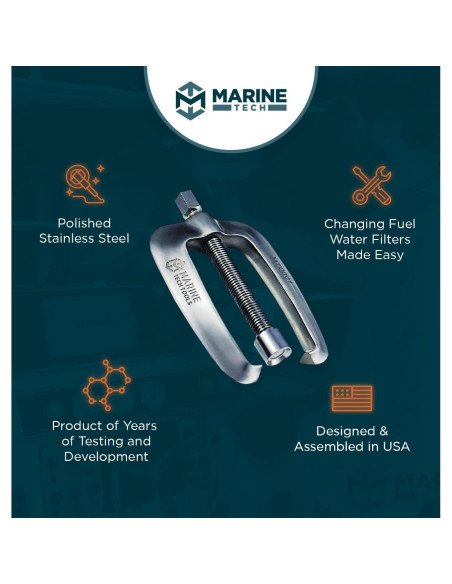 Extractor de Soporte de Dirección Marine Tech 33mm Compatible