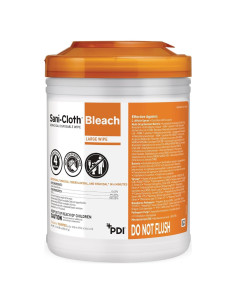 Toallitas desinfectantes Sani-Cloth Bleach 75 unidades 15x26 cm