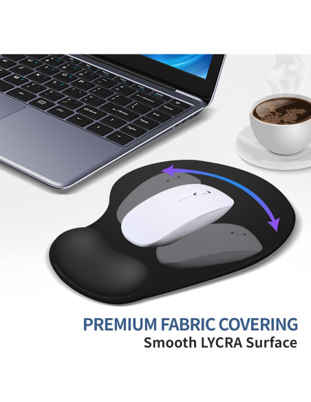 Alfombrilla de Ratón Ergonómica Tharney con Soporte de Gel