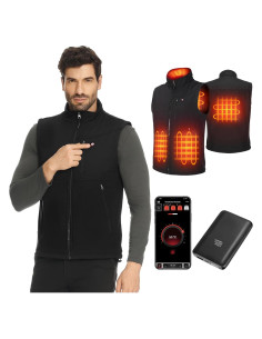 Chaleco Térmico KEMIMOTO Eléctrico para Hombres 10000mAh