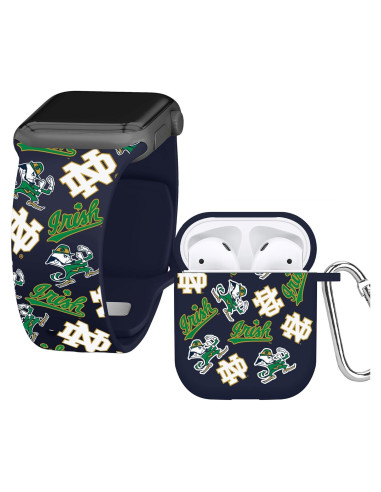 Combo HD Affinity Bands Notre Dame para Apple Watch y AirPods